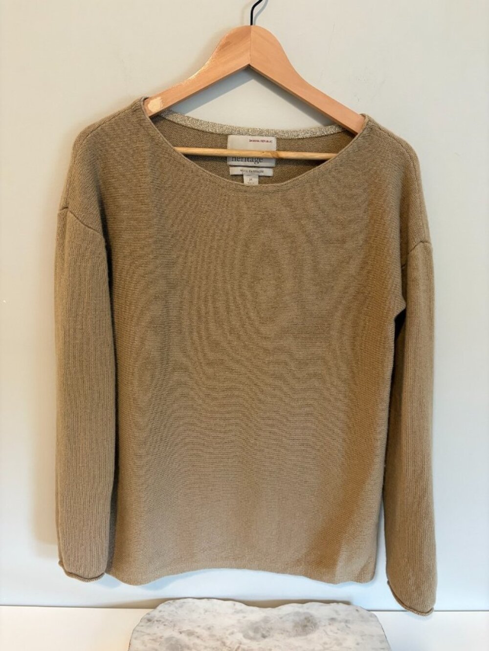 Banana Republic Heritage Wool Cashmere Mojave Drop Shoulder Sweater - Size M